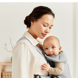 BabyBjörn Porte-bébé Mini Jersey - Gris clair
