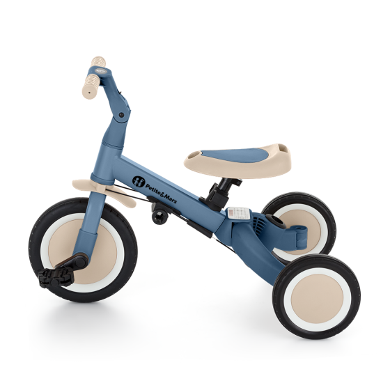 Petite&Mars - Turbo - Tricycle Enfant Multifonctionnel 5en1