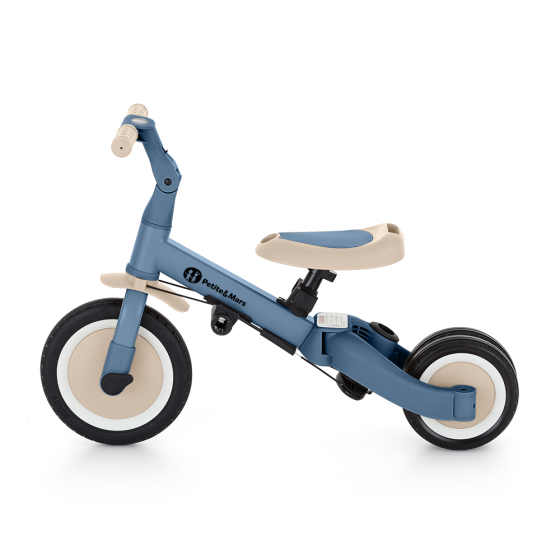Petite&Mars - Turbo - Tricycle Enfant Multifonctionnel 5en1 Petite & Mars