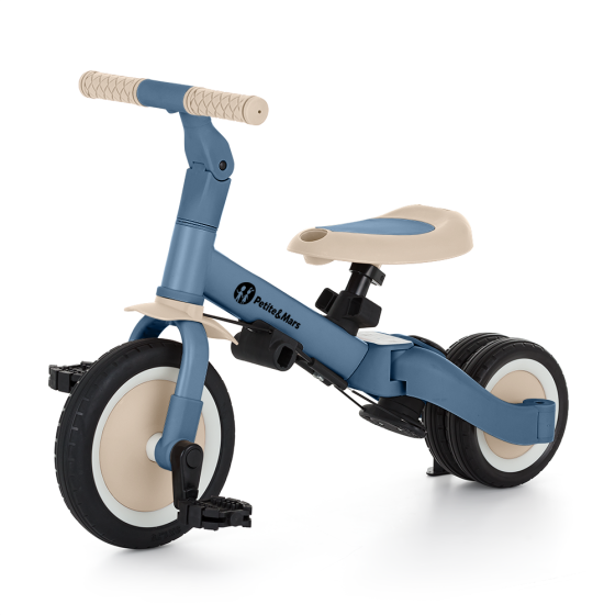 Petite&Mars - Turbo - Tricycle Enfant Multifonctionnel 5en1 Petite & Mars