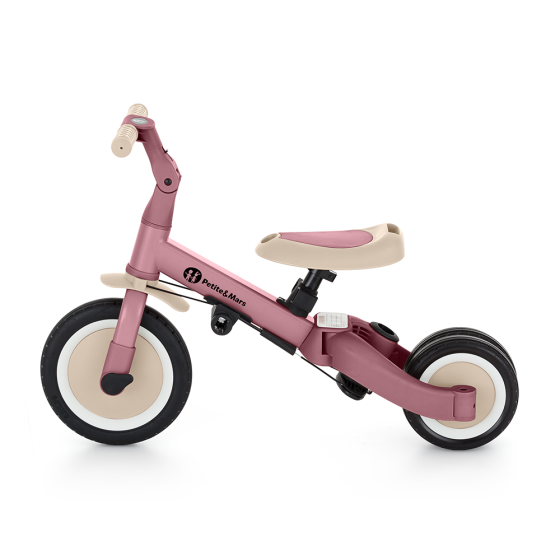 Petite&Mars - Turbo - Tricycle Enfant Multifonctionnel 5en1