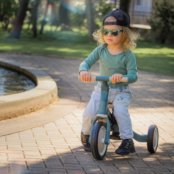 Petite&Mars - Turbo - Tricycle Enfant Multifonctionnel 5en1 Petite & Mars