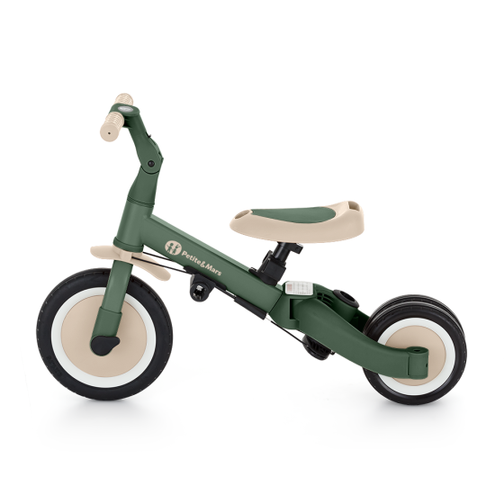 Petite&Mars - Turbo - Tricycle Enfant Multifonctionnel 5en1 Petite & Mars