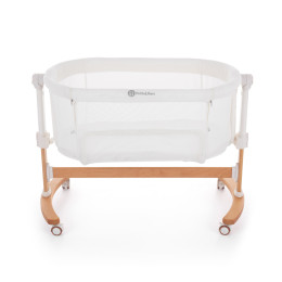 Petite & Mars Glory - Adjustable cot with cradle function 2in1 - White