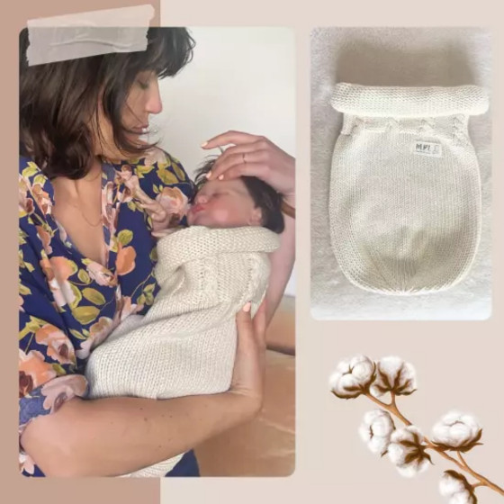 Ma Petite Laine Mon Cocon Malin - Cocon d'emmaillotage en coton Mapetitelaine