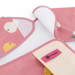 Petite&Mars - Ben - Bavoir à enfant manches longues - Pink Pears
