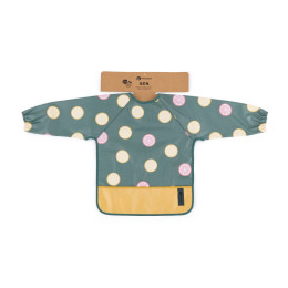 Petite&Mars - Ben - Bavoir à enfant manches longues - Beige Citrus