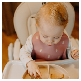 PETITE&MARS Silicone bib Take&Match - Rose Princesses