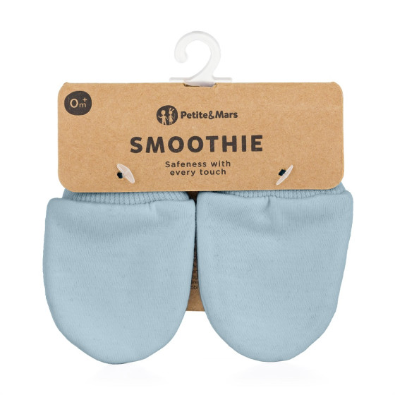 Petite&Mars - Smoothie - Moufles anti-griffes pour nouveau-né