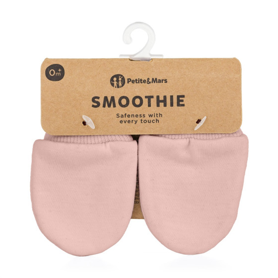 Petite&Mars - Smoothie - Moufles anti-griffes pour nouveau-né