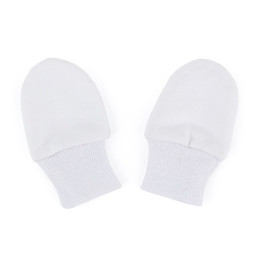 Petite&Mars - Smoothie - Newborn gloves - White