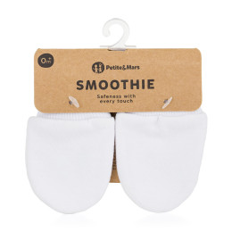 Petite&Mars - Smoothie - Newborn gloves - White