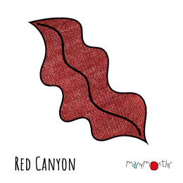 Manymonths Moufles pour bébé en laine mérinos - Red Canyon