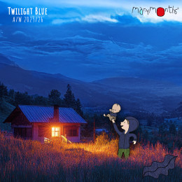 ManyMonths Dickie - Col à Enfiler en Pure Laine Mérinos - Twilight Blue