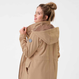 Fun2BeMum Babywearing Softshell Parka Coat - camel