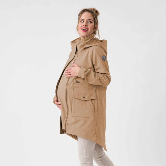 Fun2BeMum Parka Softshell Manteau de Grossesse et Portage