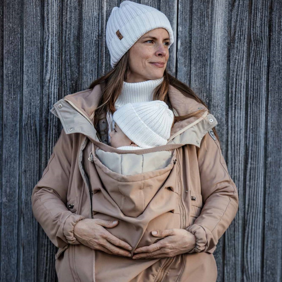 Fun2BeMum Parka Softshell Manteau de Grossesse et Portage