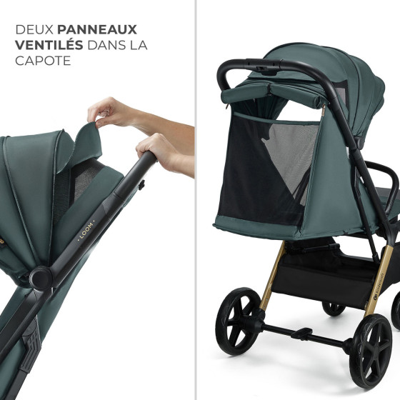 KinderKraft Loom - Poussette légère et compacte