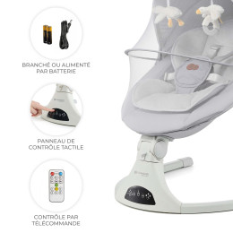 KinderKraft Tulsy - Rocker-bouncer - Grey