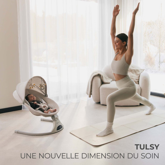 KinderKraft Tulsy - Balancelle-transat électrique