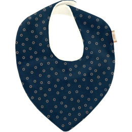 PPMMC - Bavoir Bandana - Bulle Bronze Marine