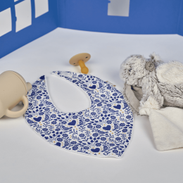 PPMMC - Bavoir Bandana - Scandinavia Bleu