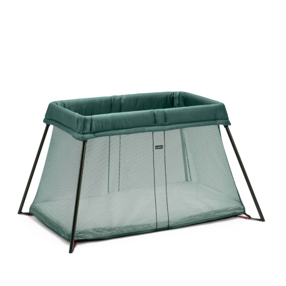 BabyBjörn Lit parapluie Light Vert foncé avec Drap housse
