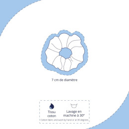 PPMC - Scrunchie - Scandinavia Bleu