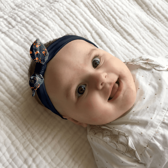 PPMC - Bandeau Jersey Bébé Noeud