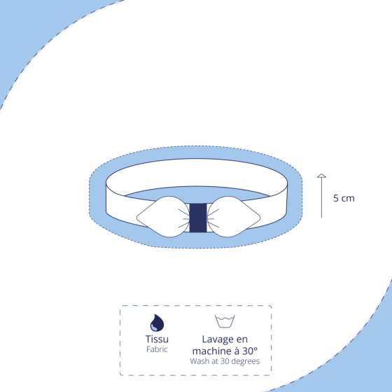 PPMC - Bandeau Jersey Bébé Noeud