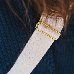 PPMC Adjustable shoulder strap for bag - Ivoire