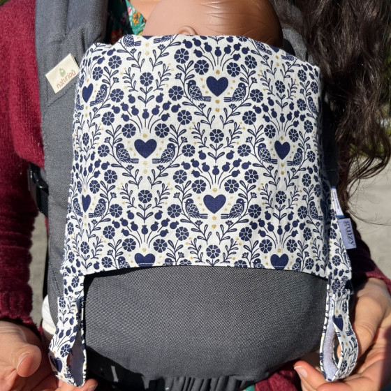 Guizy Couture PPMC - teething pads and baby hood for Guizy baby carrier