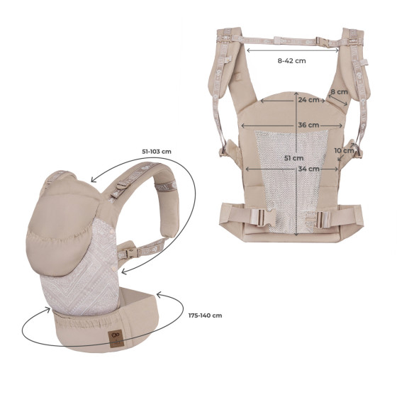 Kinderkraft Huggy Porte-bébé Adjustable