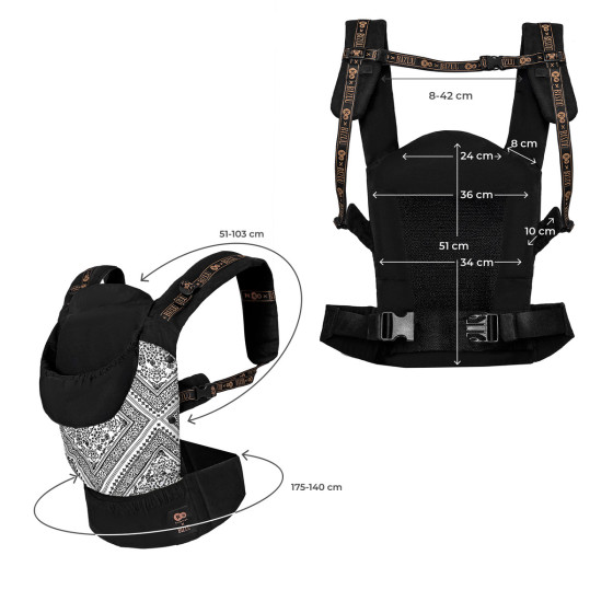 Kinderkraft Huggy Porte-bébé Adjustable