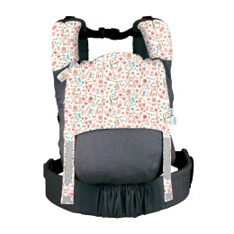 Guizy Couture PPMC - teething pads and baby hood for Guizy baby carrier - Douceur Des Bois