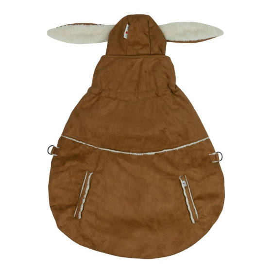 MaM Promenade Flex - Couverture de Portage d'Hiver avec oreilles de lapin