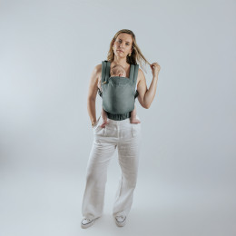 Naturioù Guizy Ergonomic Baby Carrier Green Brocéliande