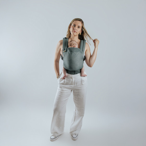 Naturioù Guizy Ergonomic Baby Carrier Green Brocéliande