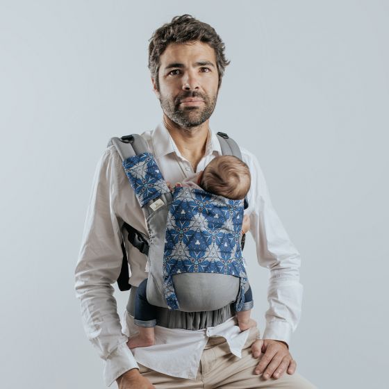 Guizy X PPMC - Porte-bébé physiologique avec accessoires Naturiou