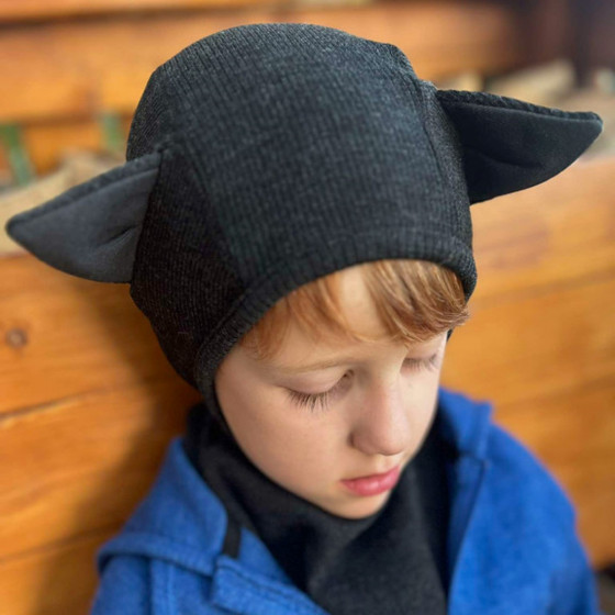 ManyMonths Elephant Hood with Kitty Ears UNiQUE