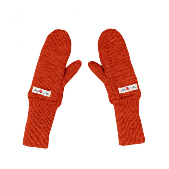 ManyMonths Natural Woollies Long Cuff Baby Mittens