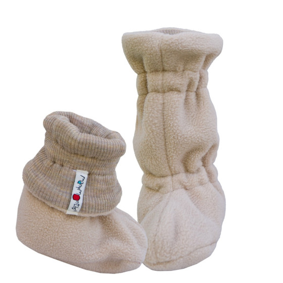 Manymonths Chaussons de portage d'hiver Laine Merinos / Polaire 2025-2026