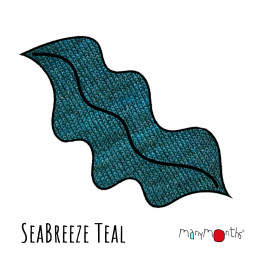 Manymonths Winter Booties MAM tac - Seabreeze Teal / Black) - Laine bleu / SoftShell noir