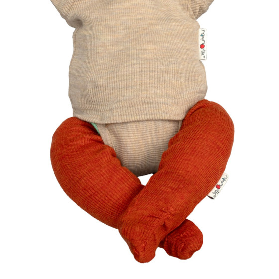 Manymonths Long Tubes Booties Chaussons / chaussettes de portage ajustables en laine