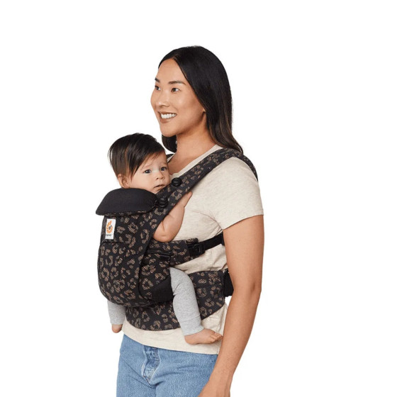 ergobaby omni dream black leopard