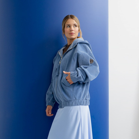 Fun2BeMum Corduroy 3 in 1 Maternity & Babywearing Bomber Jacket