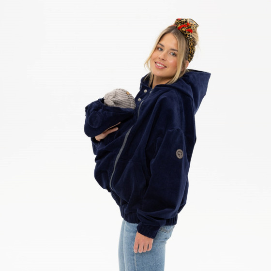 Fun2BeMum Corduroy 3 in 1 Maternity & Babywearing Bomber Jacket