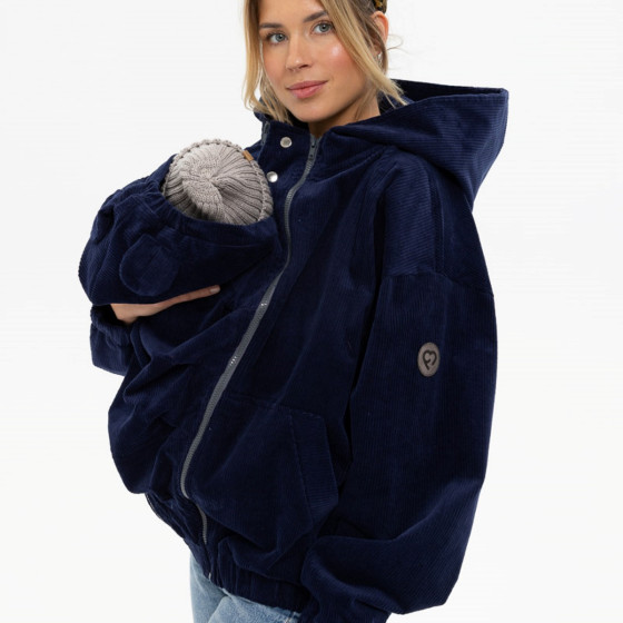 Fun2BeMum Corduroy 3 in 1 Maternity & Babywearing Bomber Jacket