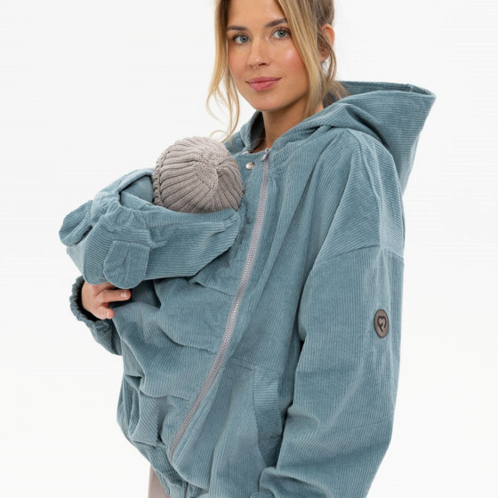 Fun2BeMum Corduroy 3 in 1 Maternity & Babywearing Bomber Jacket