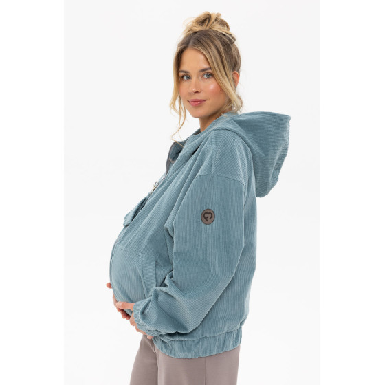 Fun2BeMum Corduroy 3 in 1 Maternity & Babywearing Bomber Jacket